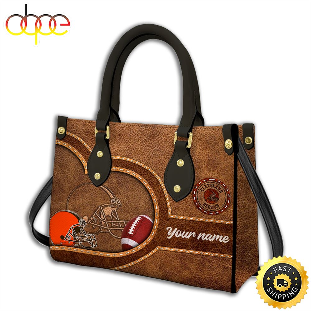 Sportswearmerch Cleveland Browns NFL Leather Bag For Fan