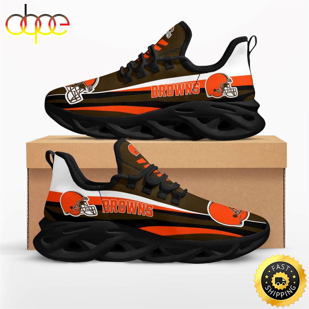 Sportswearmerch Cleveland Browns NFL Max Soul Shoes Sneakers For Men And Women