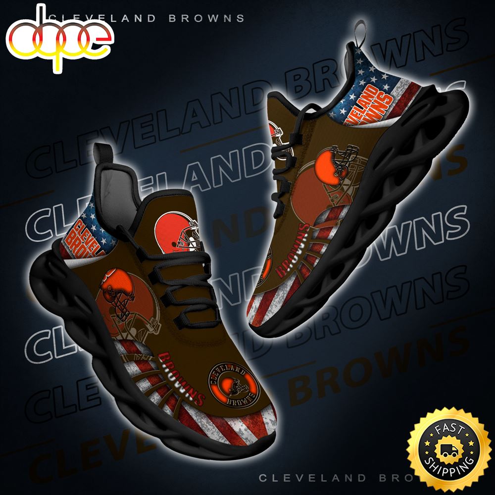 Sportswearmerch Cleveland Browns NFL Max Soul Shoes Sneakers For Men And Women