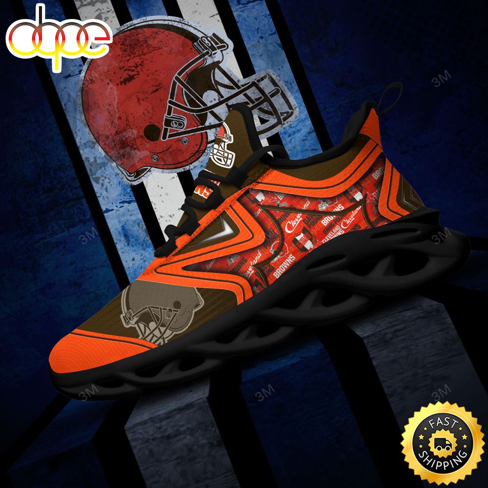 Sportswearmerch Cleveland Browns NFL Max Soul Shoes Sneakers For Men And Women