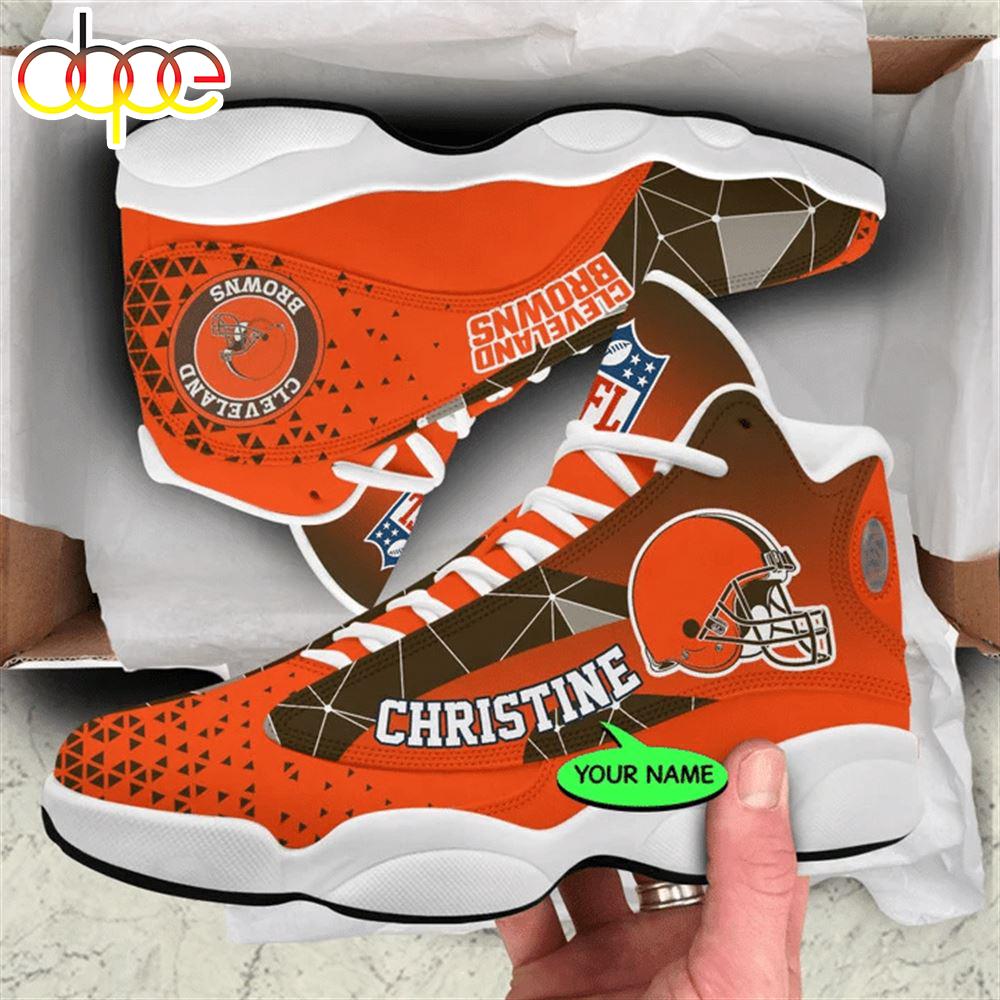 Sportswearmerch Cleveland Browns NFL NFL AJ13 Sneakers Shoes For Men And Women