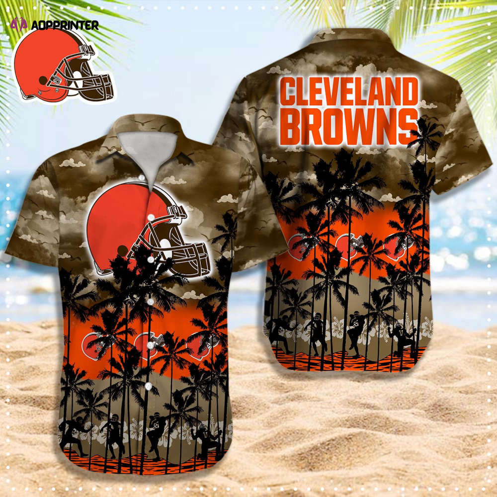 Sportswearmerch Cleveland Browns NFL Personalized Hawaiian Shirt For Fan