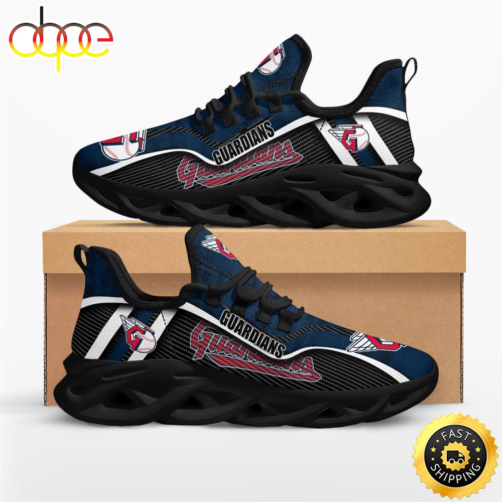 Sportswearmerch Cleveland Guardians MLB Jumpstart Max Soul Shoes Sneakers For Men And Women