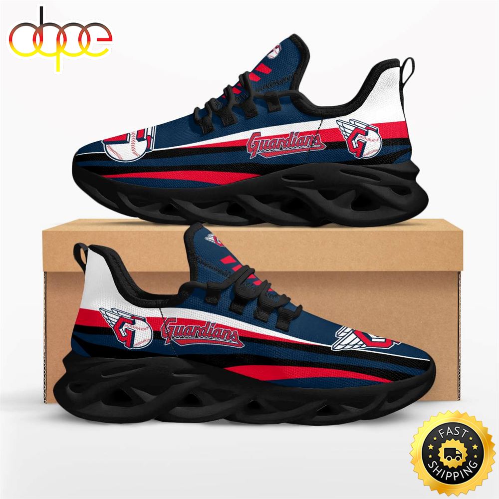 Sportswearmerch Cleveland Guardians MLB Max Soul Shoes Sneakers For Men And Women