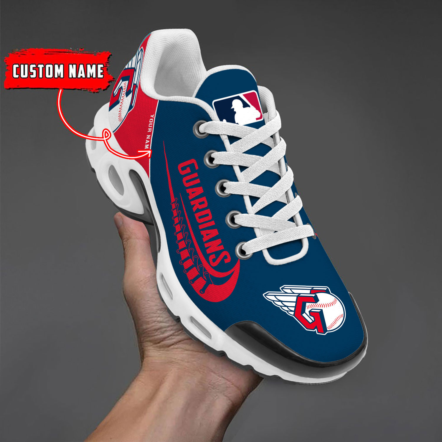 Sportswearmerch Cleveland Guardians MLB TN Shoes Sneakers For Men And Women