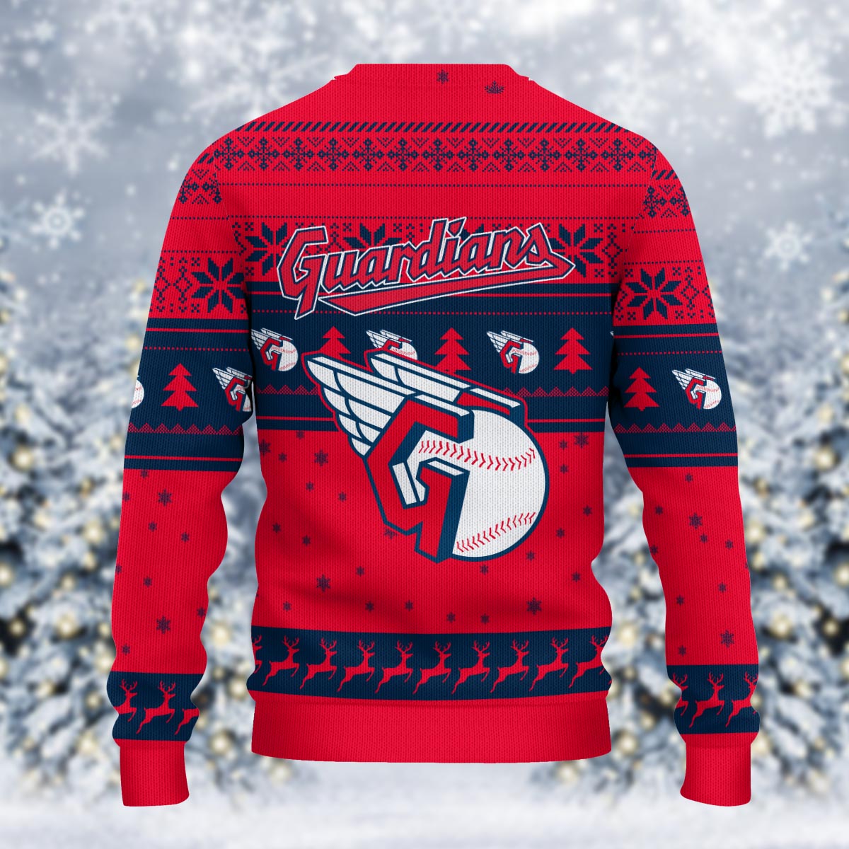 Sportswearmerch Cleveland Guardians MLB x Grinch Christmas Ugly Sweater For Fans