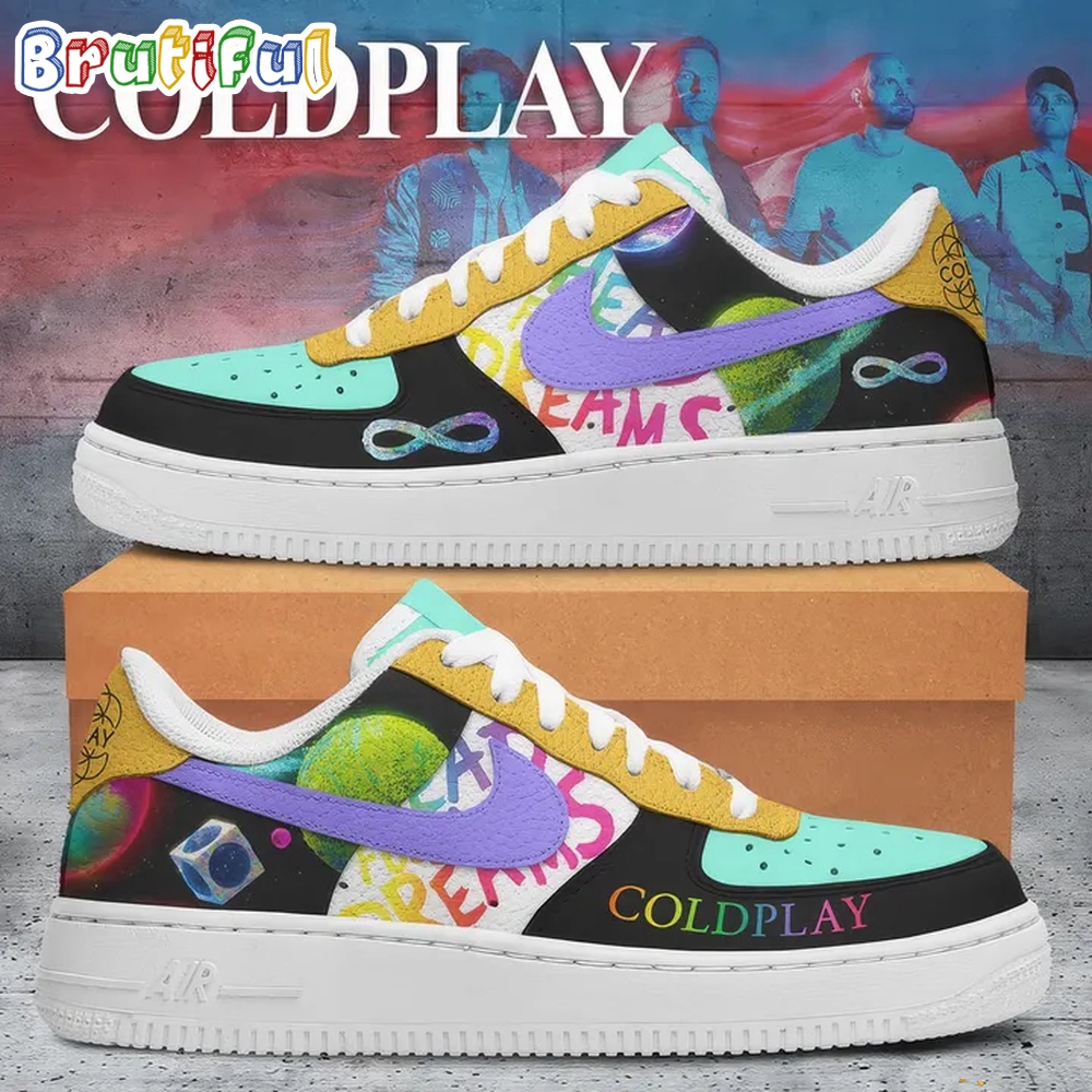 Sportswearmerch Cold Play Music Band Air Low-Top Shoes For Men And Women