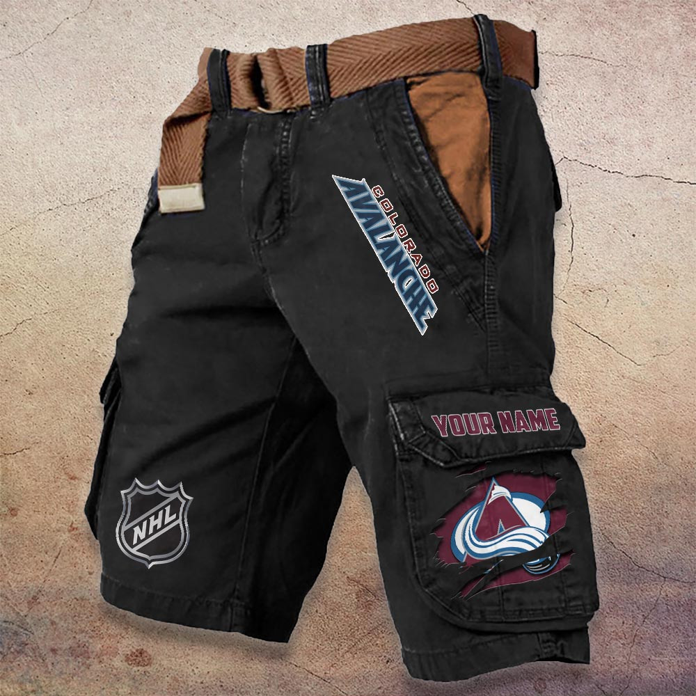 Sportswearmerch Colorado Avalanche NHL Denim Short For Fan