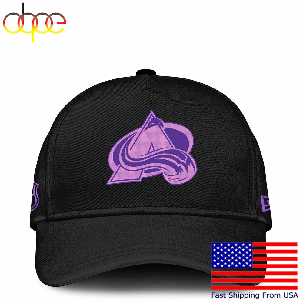 Sportswearmerch Colorado Avalanche NHL Fight Cancer Classic Cap For Fan
