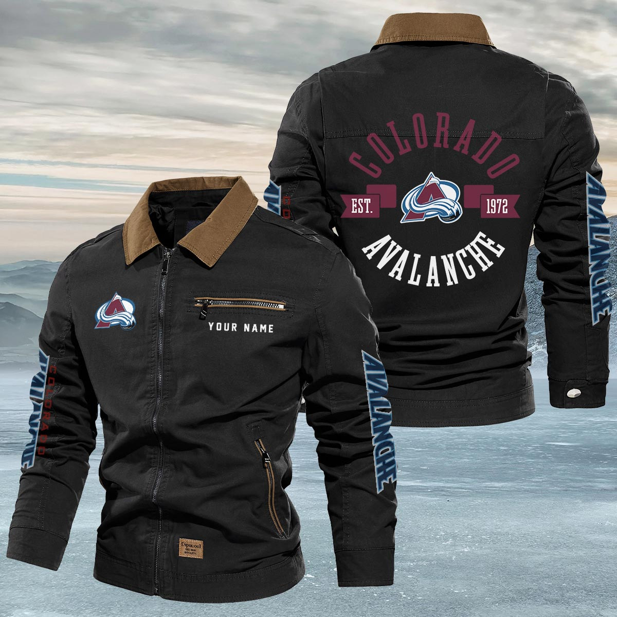 Sportswearmerch Colorado Avalanche NHL Lapel Jacket For Fan