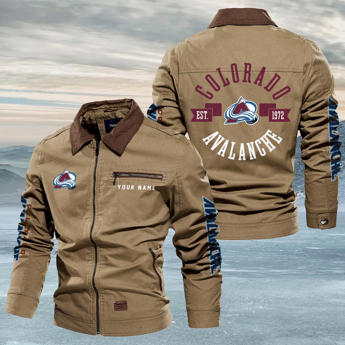 Sportswearmerch Colorado Avalanche NHL Lapel Jacket For Fan
