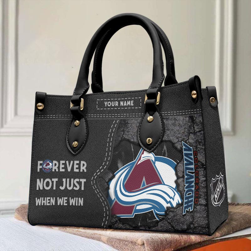Sportswearmerch Colorado Avalanche NHL Leather Handbag For Fan