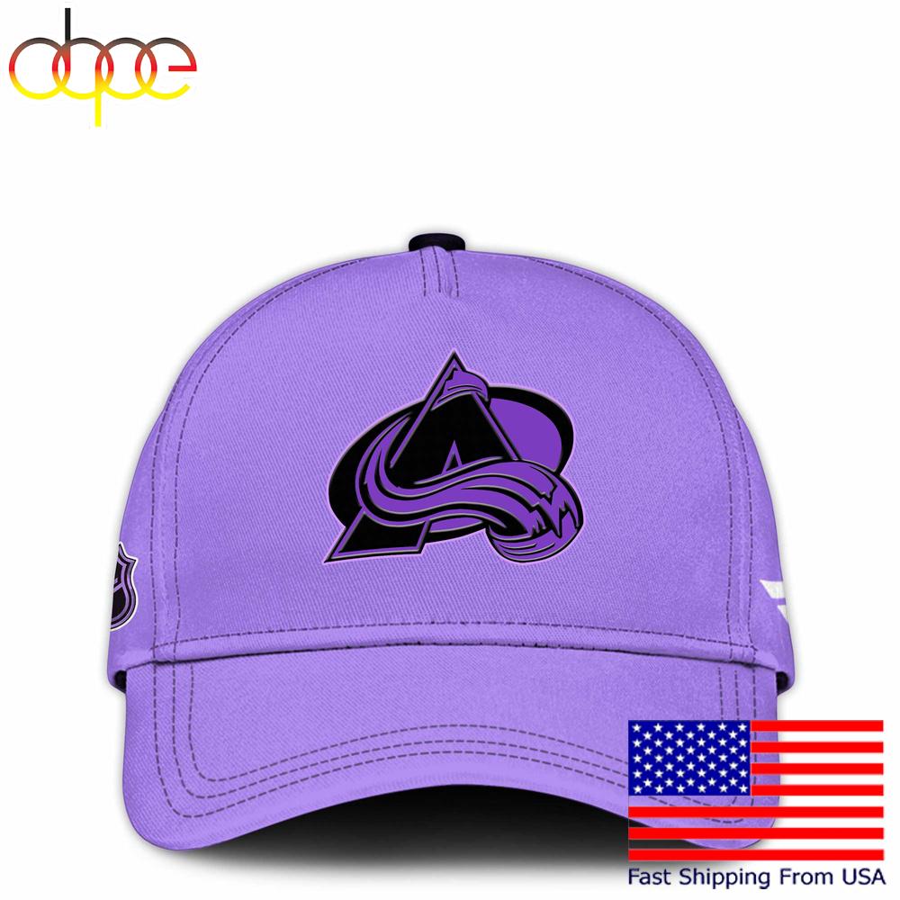 Sportswearmerch Colorado Avalanche NHL Purple Fight Cancer Classic Cap For Fan
