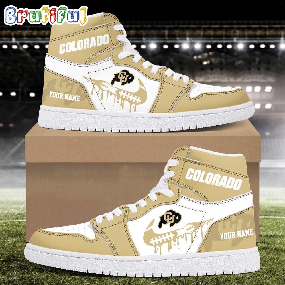 Sportswearmerch Colorado Buffaloes NCAA AJ1 High Sneakers Shoes For Men And Women