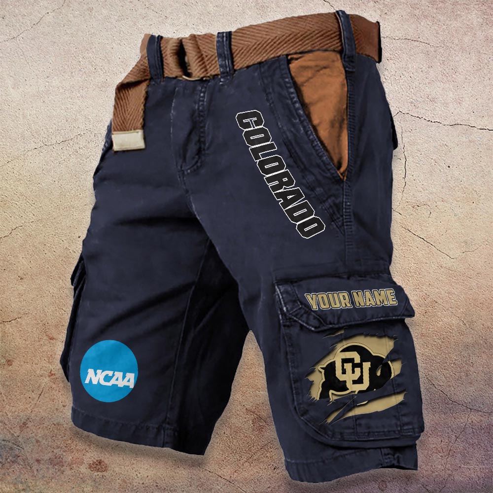 Sportswearmerch Colorado Buffaloes NCAA Denim Short For Fan