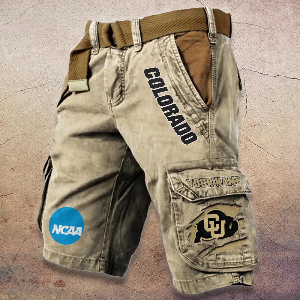Sportswearmerch Colorado Buffaloes NCAA Denim Short For Fan