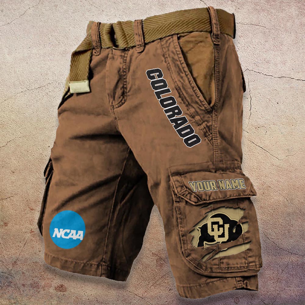 Sportswearmerch Colorado Buffaloes NCAA Denim Short For Fan