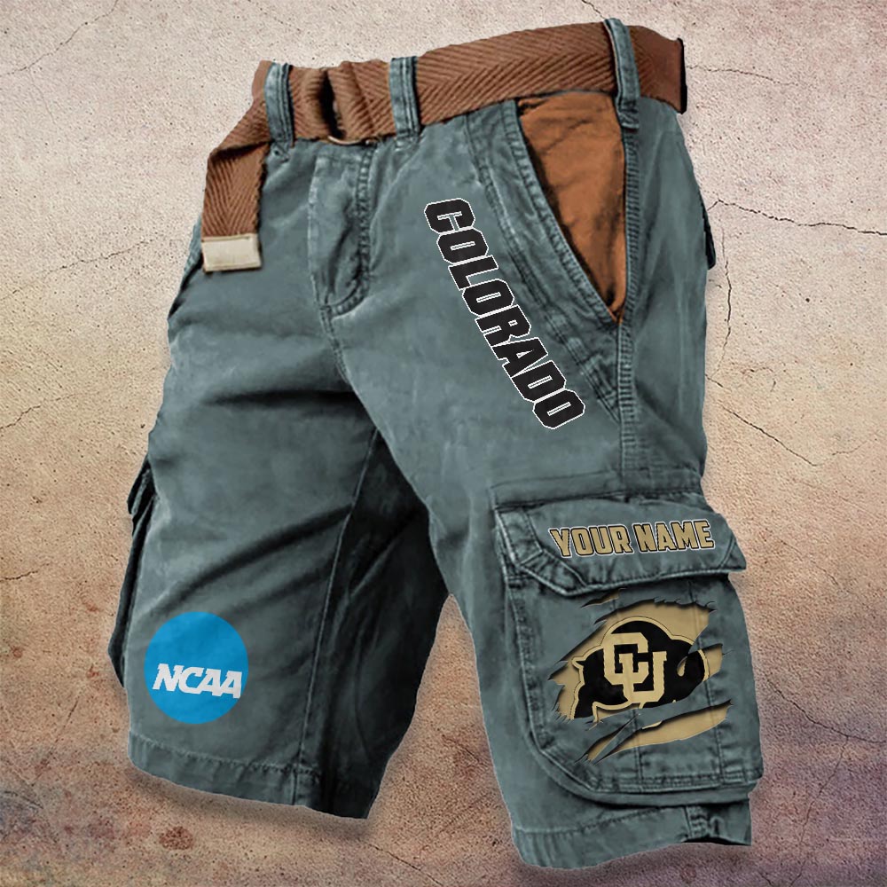 Sportswearmerch Colorado Buffaloes NCAA Denim Short For Fan