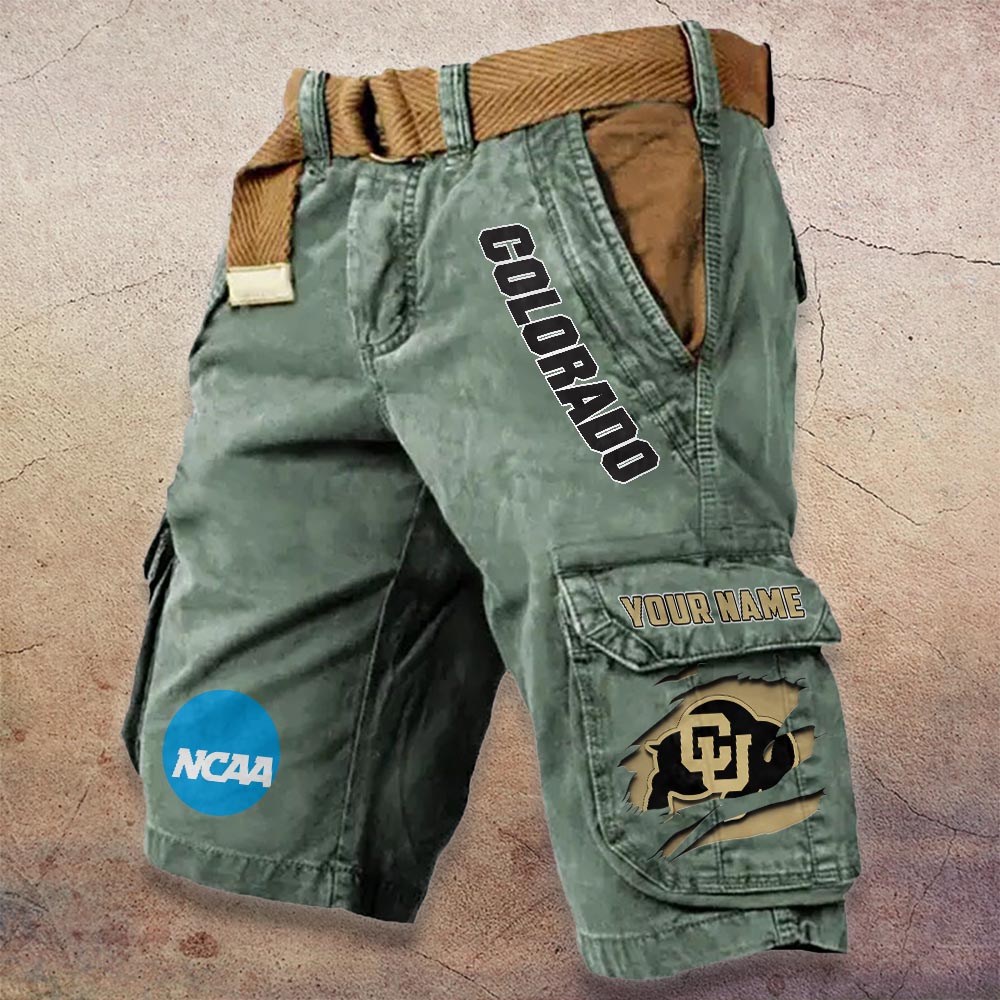 Sportswearmerch Colorado Buffaloes NCAA Denim Short For Fan