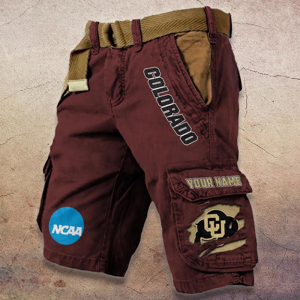 Sportswearmerch Colorado Buffaloes NCAA Denim Short For Fan