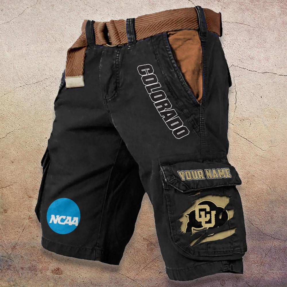 Sportswearmerch Colorado Buffaloes NCAA Denim Short For Fan