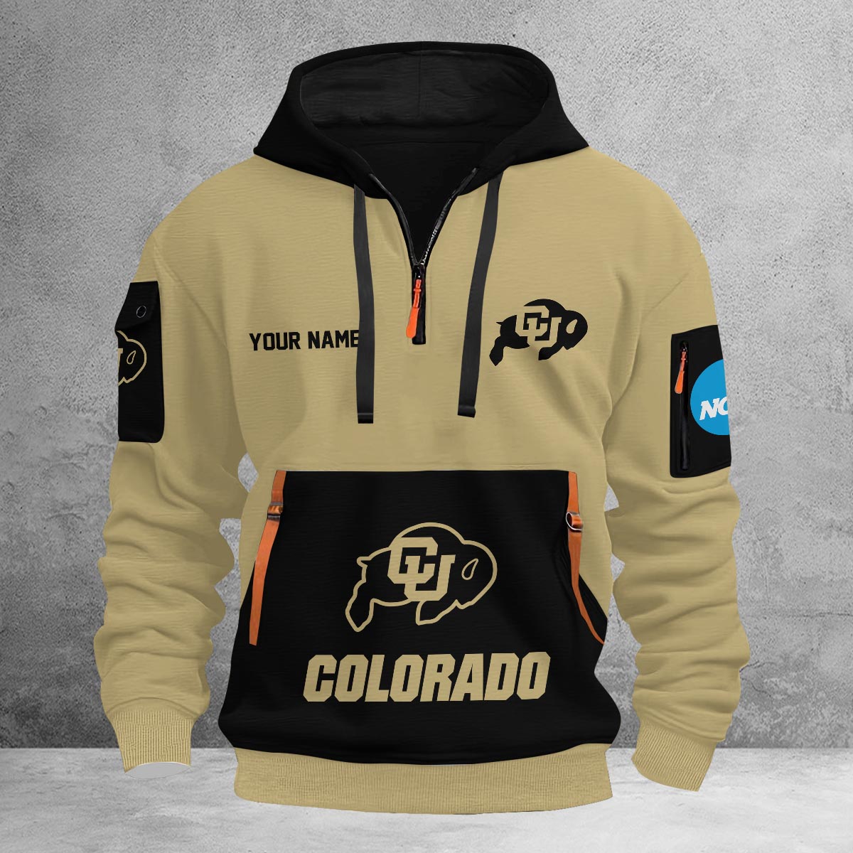Sportswearmerch Colorado Buffaloes NCAA Half Zip Hoodie Personalized For Fan