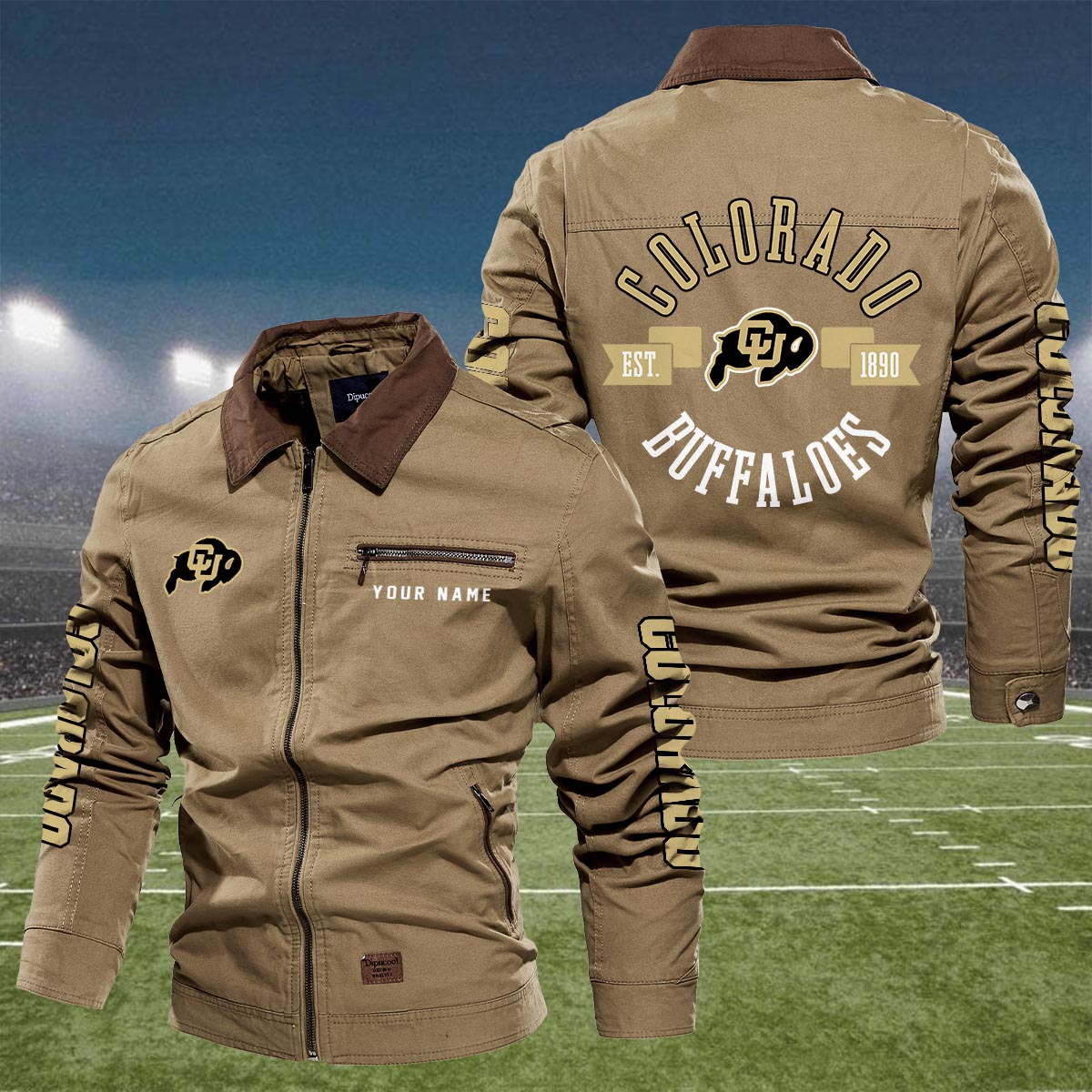 Sportswearmerch Colorado Buffaloes NCAA Lapel Jacket For Fan