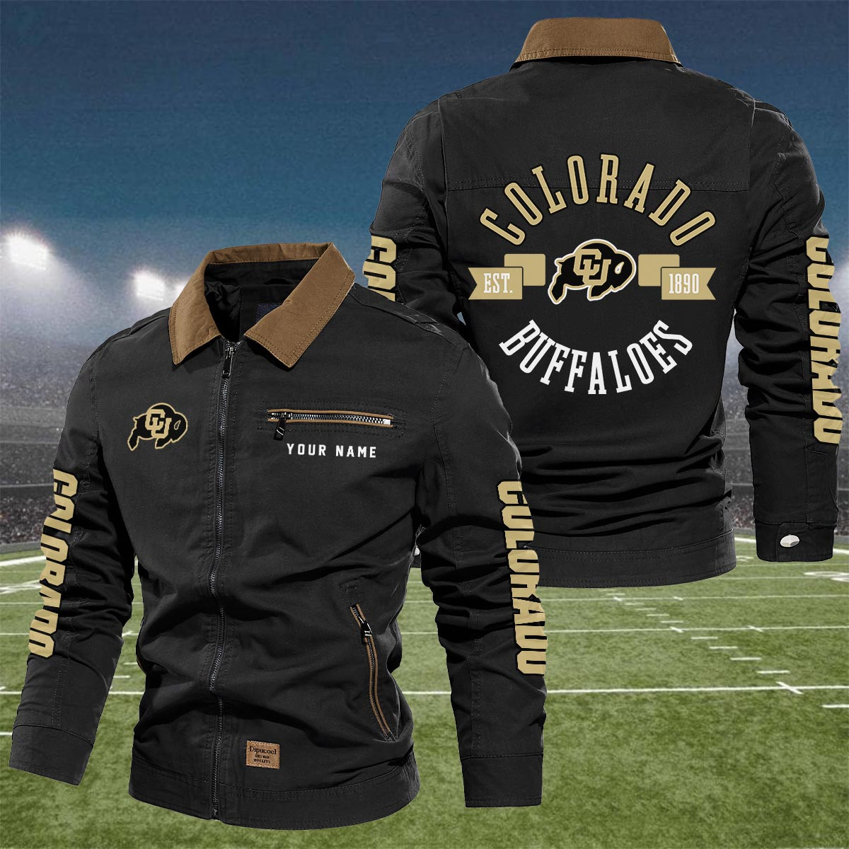 Sportswearmerch Colorado Buffaloes NCAA Lapel Jacket For Fan