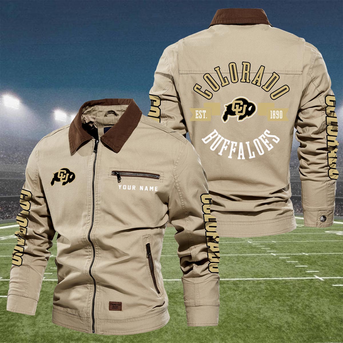 Sportswearmerch Colorado Buffaloes NCAA Lapel Jacket For Fan