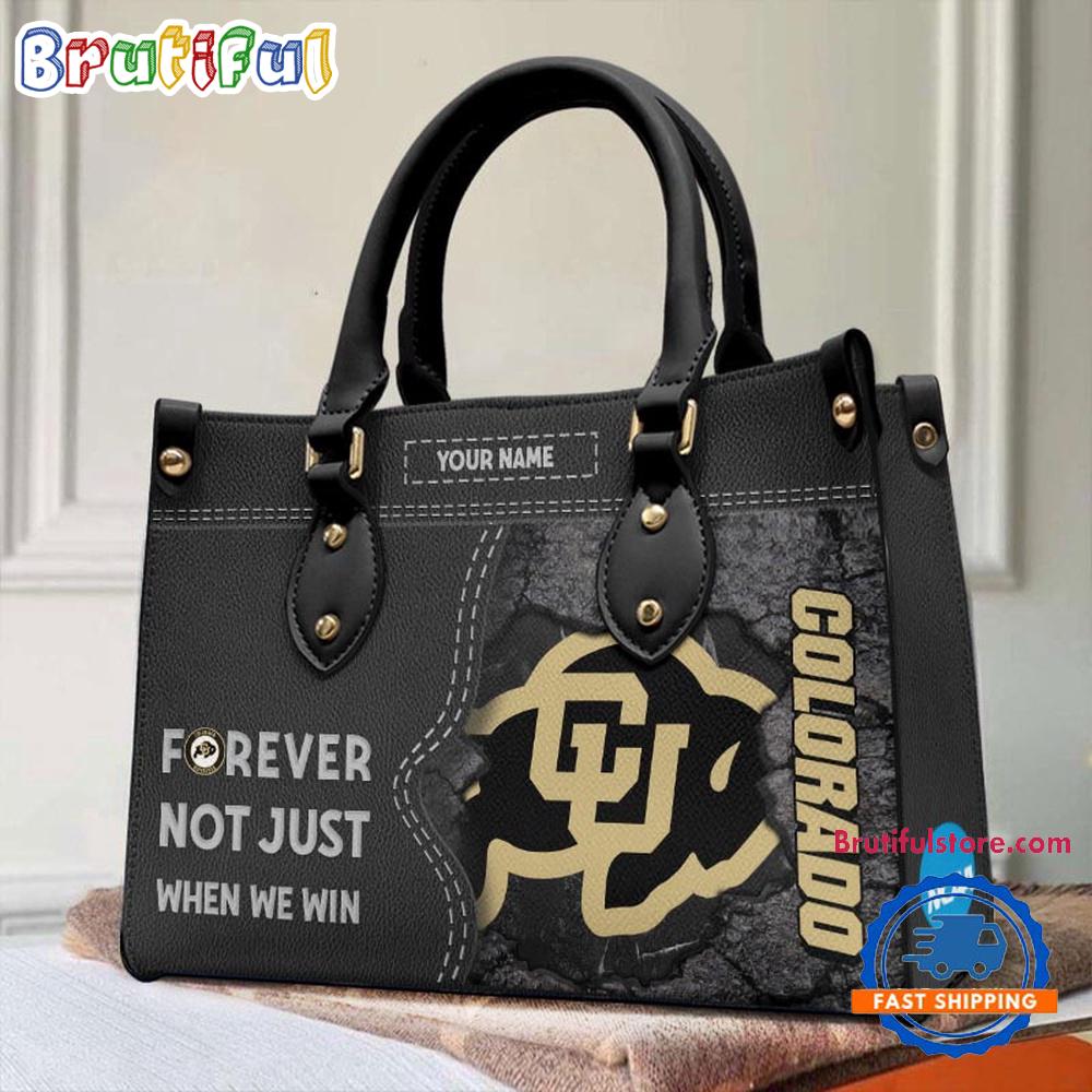 Sportswearmerch Colorado Buffaloes NCAA Leather Hand Bag For Fan