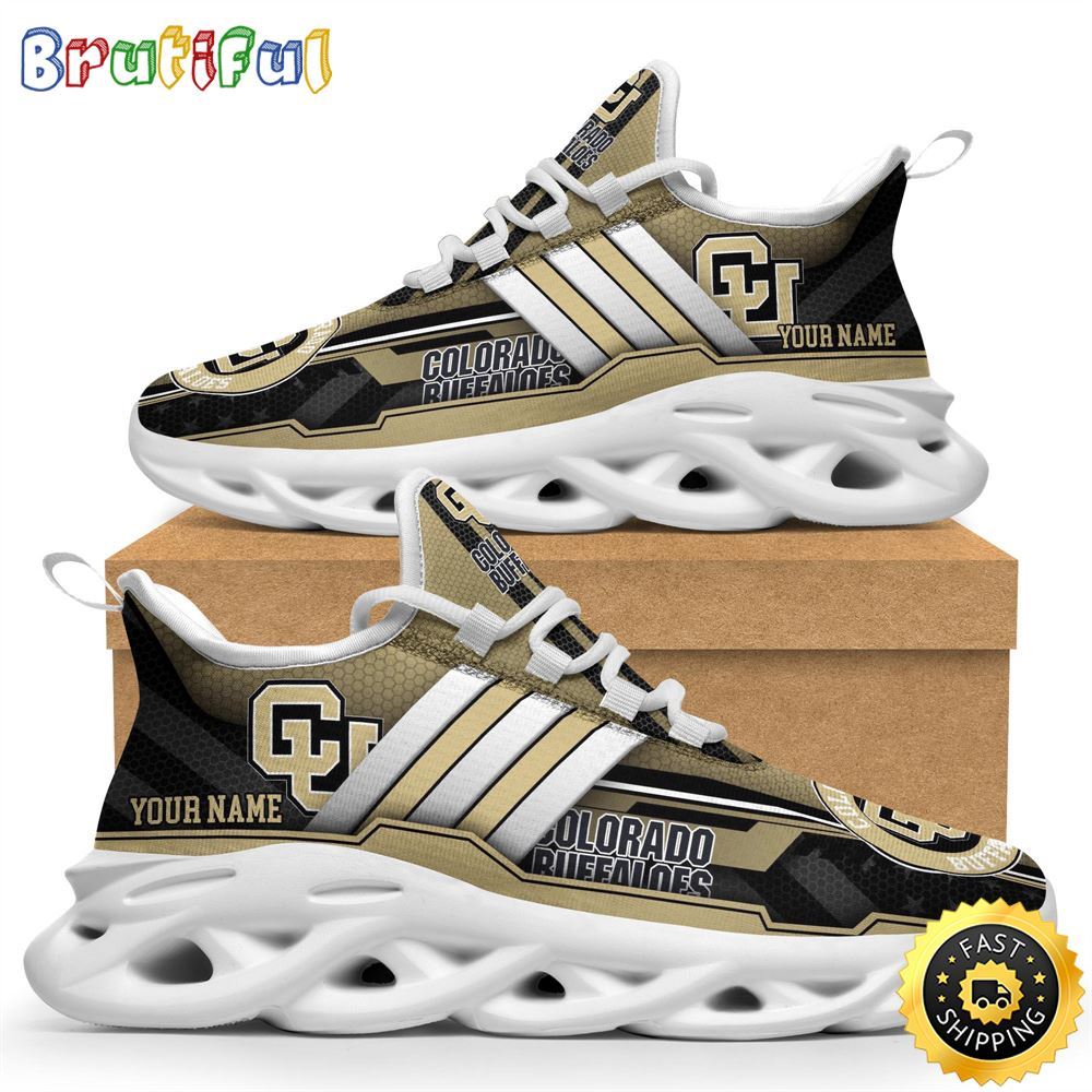 Sportswearmerch Colorado Buffaloes NCAA Max Soul Shoes Sneakers For Fan