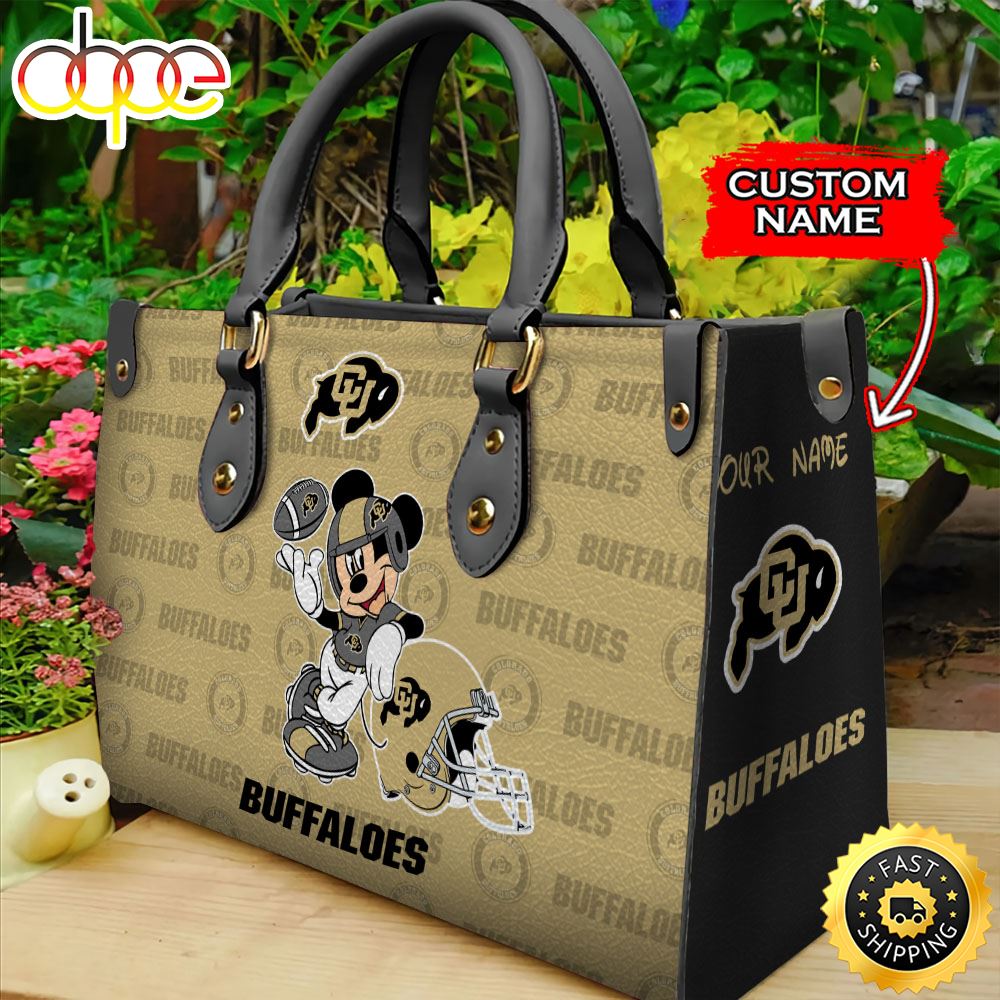 Sportswearmerch Colorado Buffaloes NCAA Mickey Leather Bag For Fan