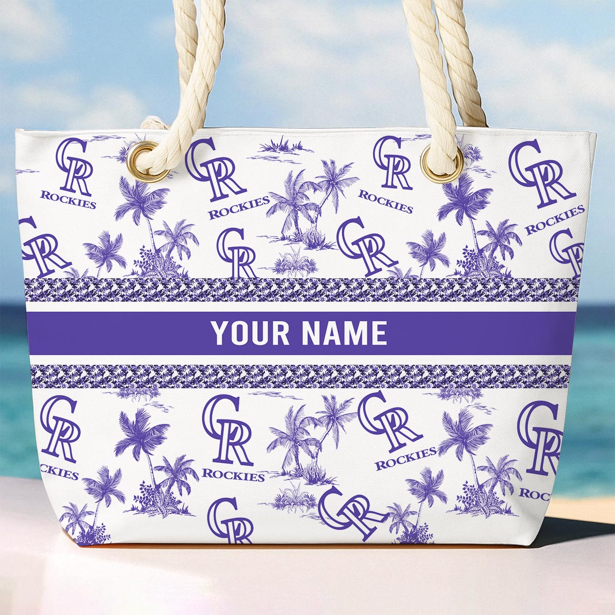 Sportswearmerch Colorado Rockies MLB Beach Bag For Fan