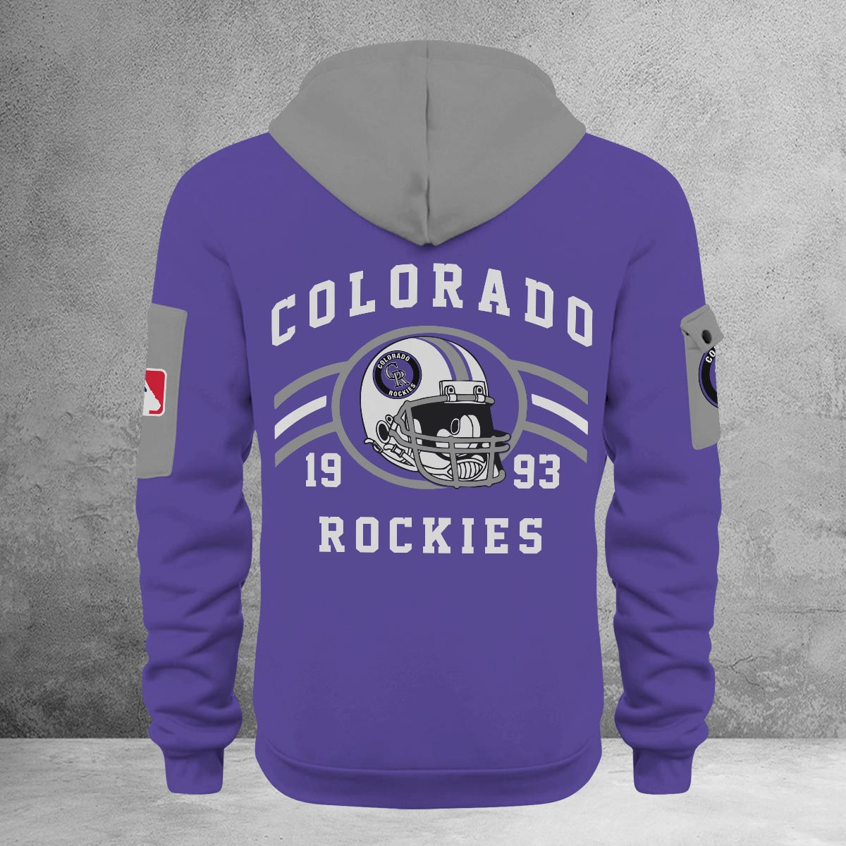 Sportswearmerch Colorado Rockies MLB Half Zip Hoodie Personalized For Fan