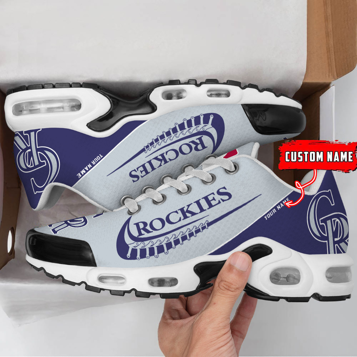 Sportswearmerch Colorado Rockies MLB TN Shoes Sneakers For Men And Women