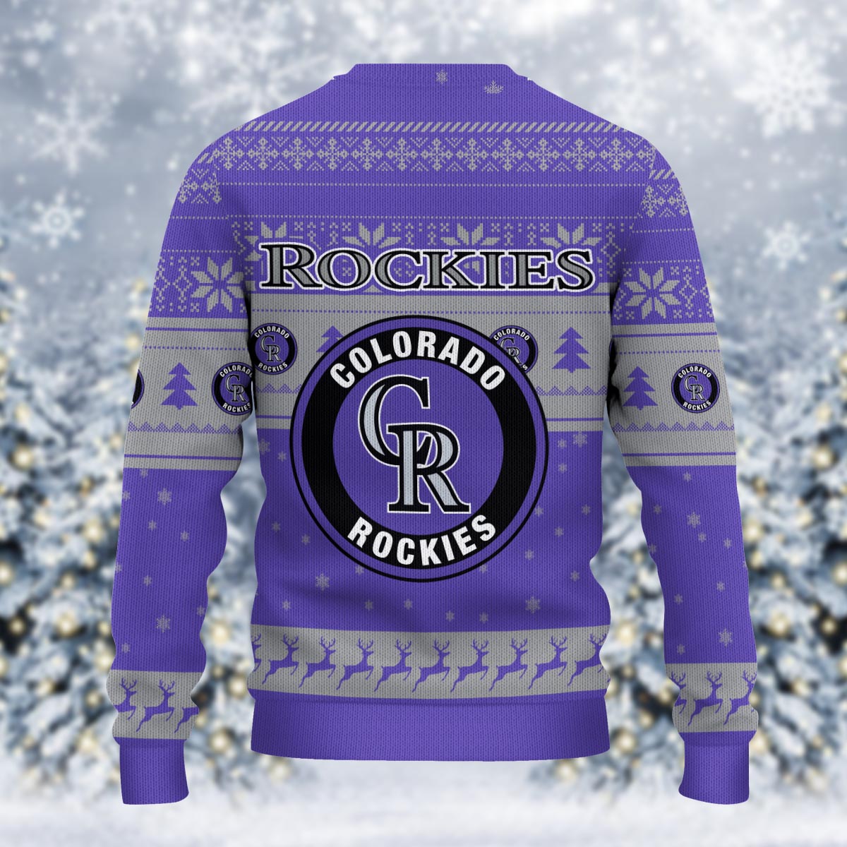 Sportswearmerch Colorado Rockies MLB x Grinch Christmas Ugly Sweater For Fans