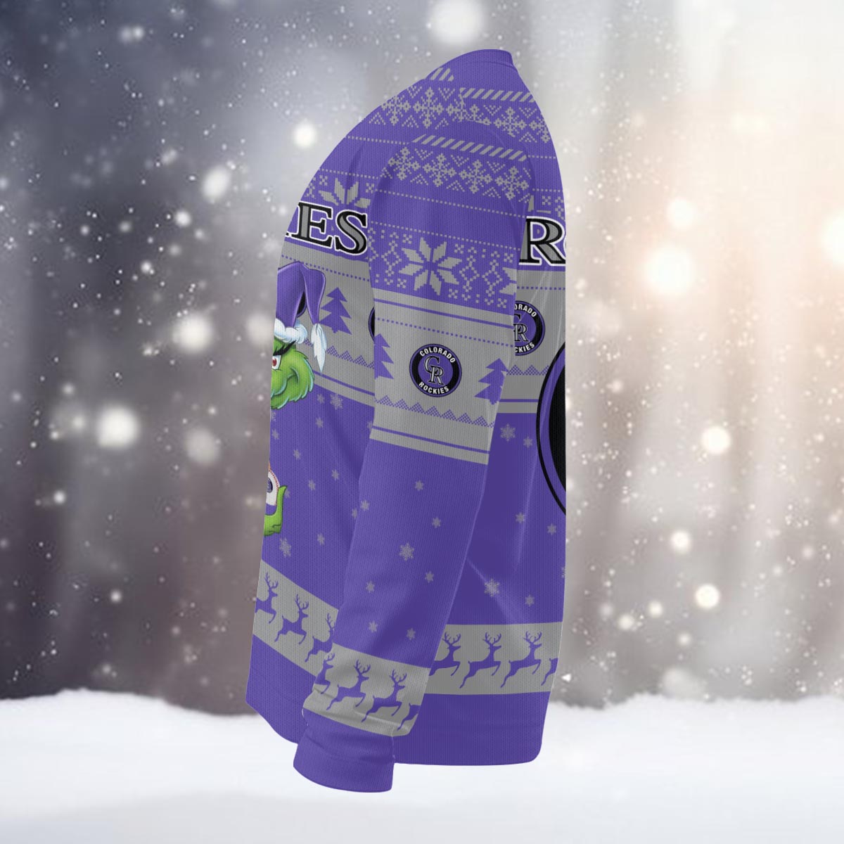 Sportswearmerch Colorado Rockies MLB x Grinch Christmas Ugly Sweater For Fans