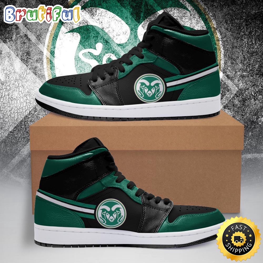 Sportswearmerch Colorado State Rams NCAA AJ1 High Sneakers Shoes For Men And Women
