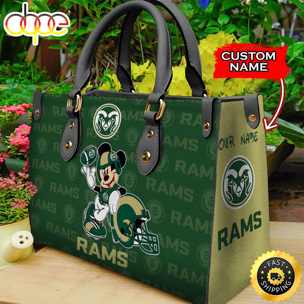Sportswearmerch Colorado State Rams NCAA Mickey Leather Bag For Fan