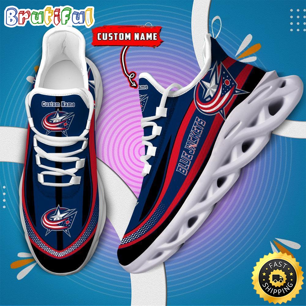 Sportswearmerch Columbus Blue Jackets NHL Clunky Max Soul Shoes For Fan