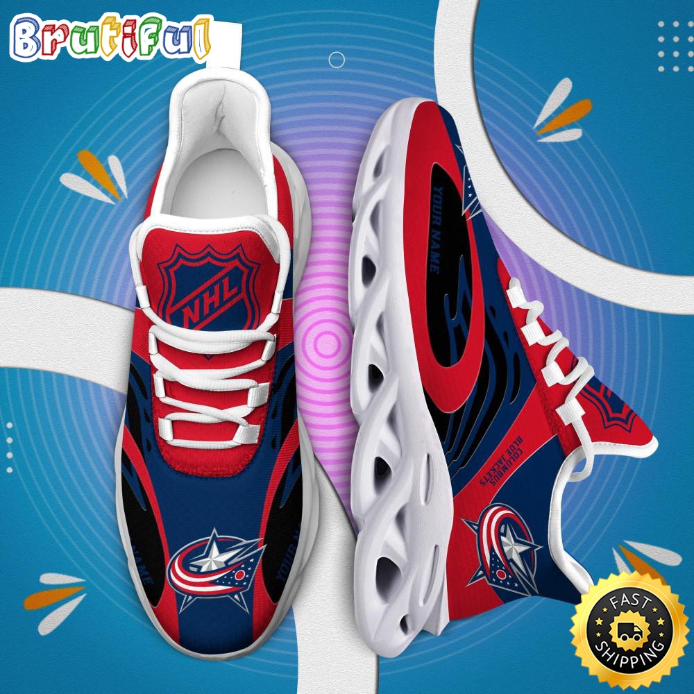Sportswearmerch Columbus Blue Jackets NHL Max Soul Shoes For Fan
