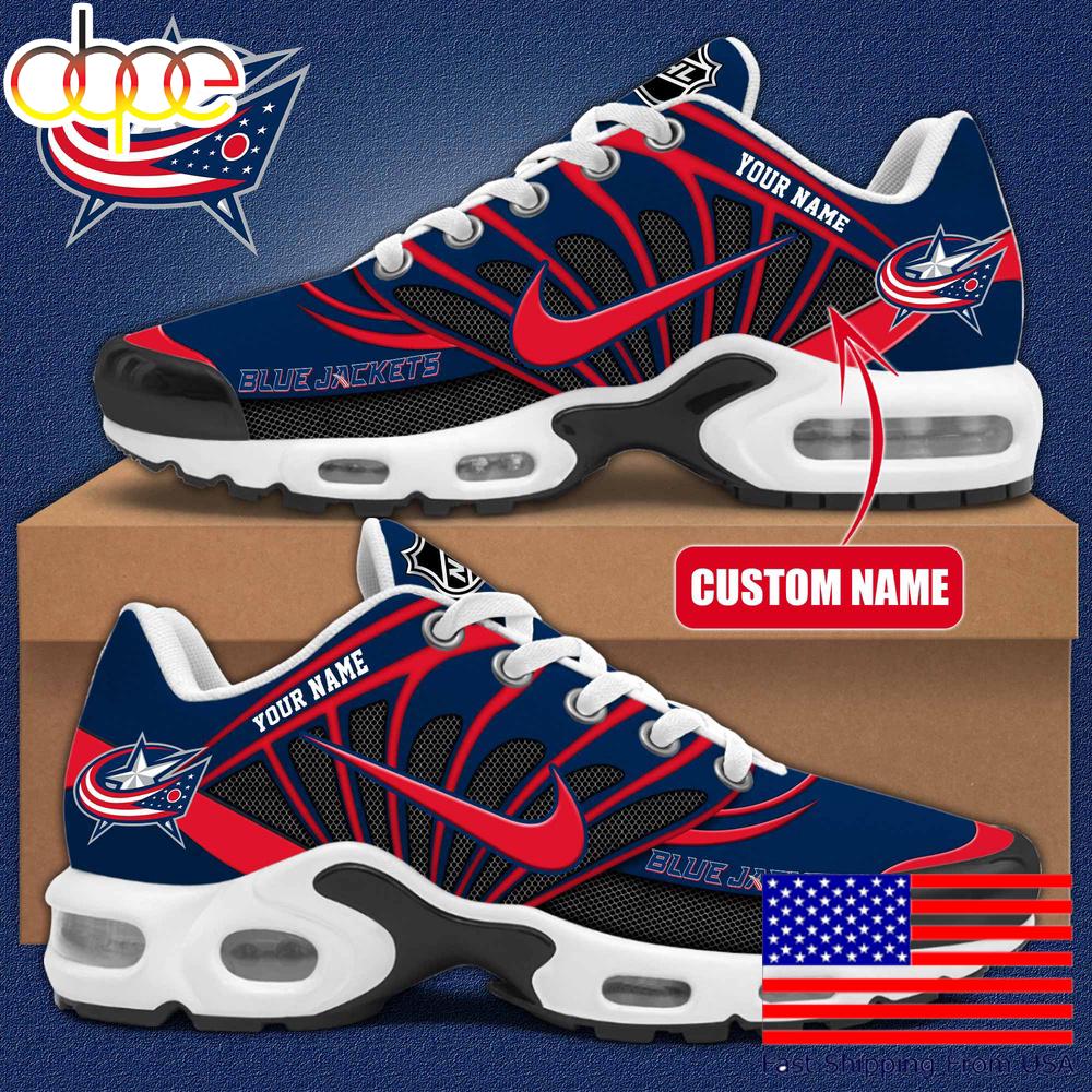 Sportswearmerch Columbus Blue Jackets NHL Max Soul Shoes Sneakers For Men And Women