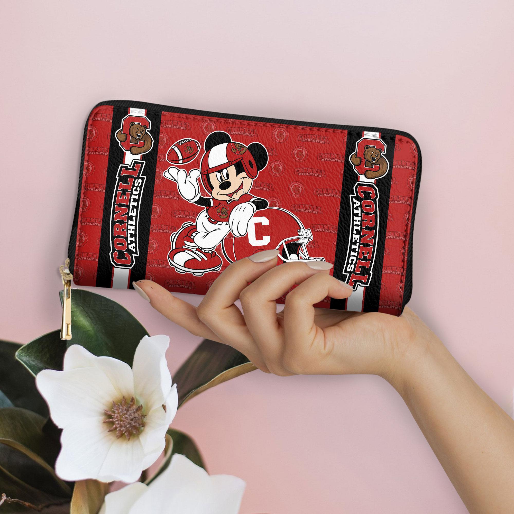 Sportswearmerch Cornell Big Red NCAA x Mickey Women Leather Handbag For Fan