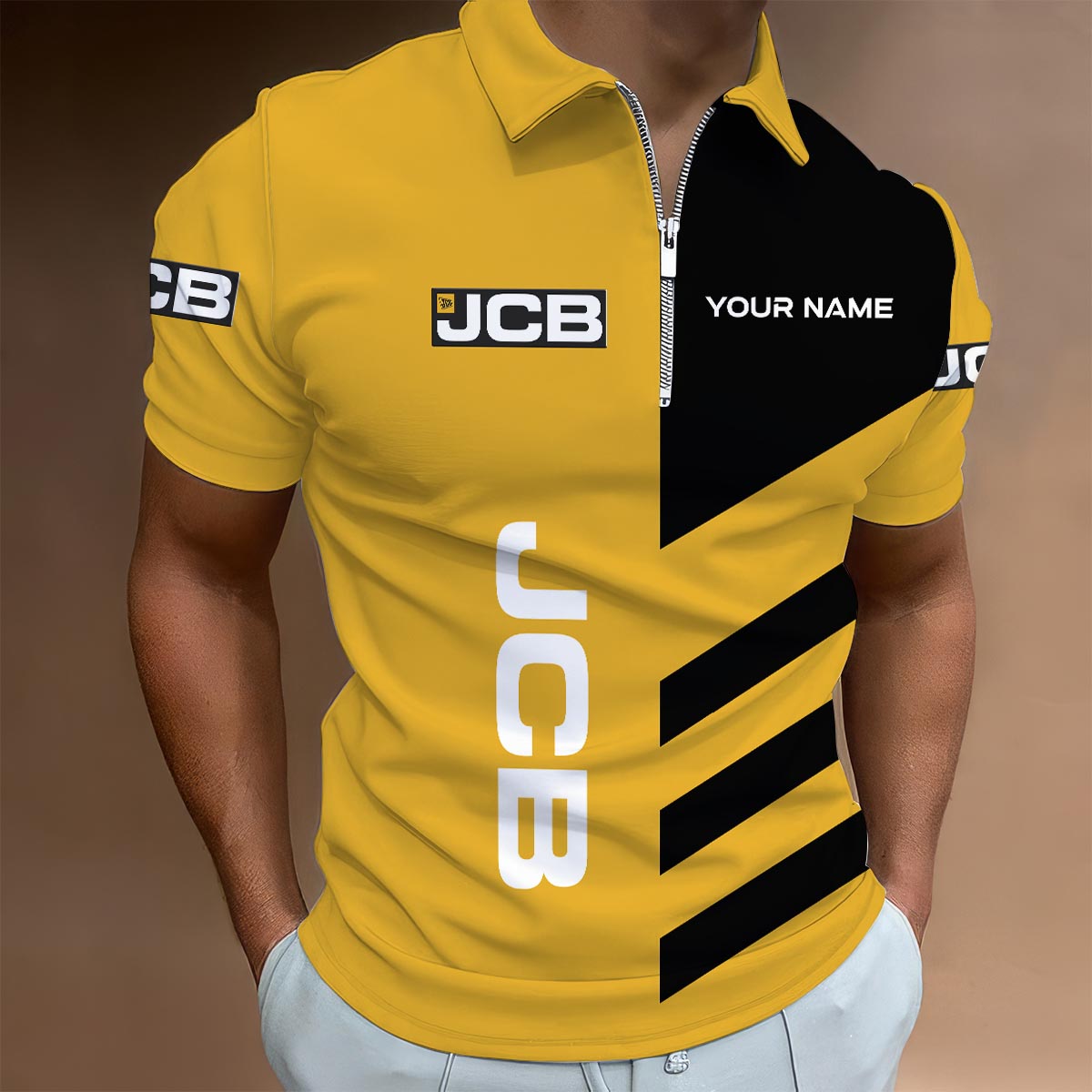 Sportswearmerch Cummins Truck Lapel Zip Polo Shirt For Fan