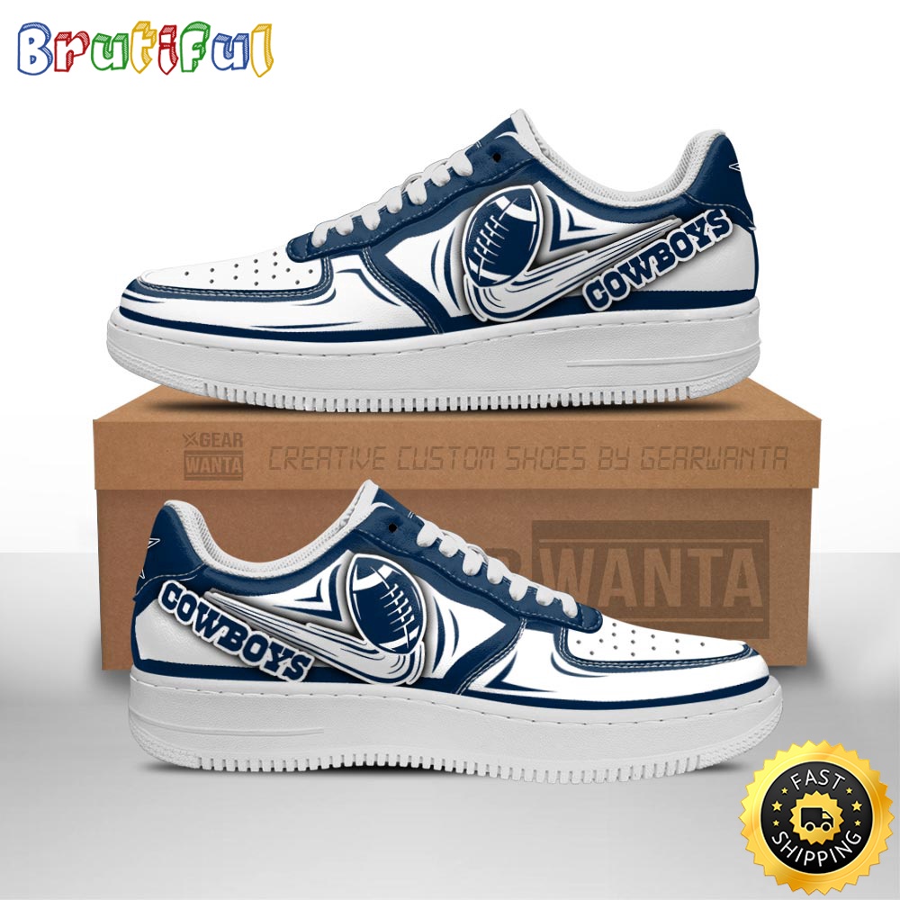 Sportswearmerch Dallas Cowboys NFL Air Low-Top Sneakers Shoes For Men And Women