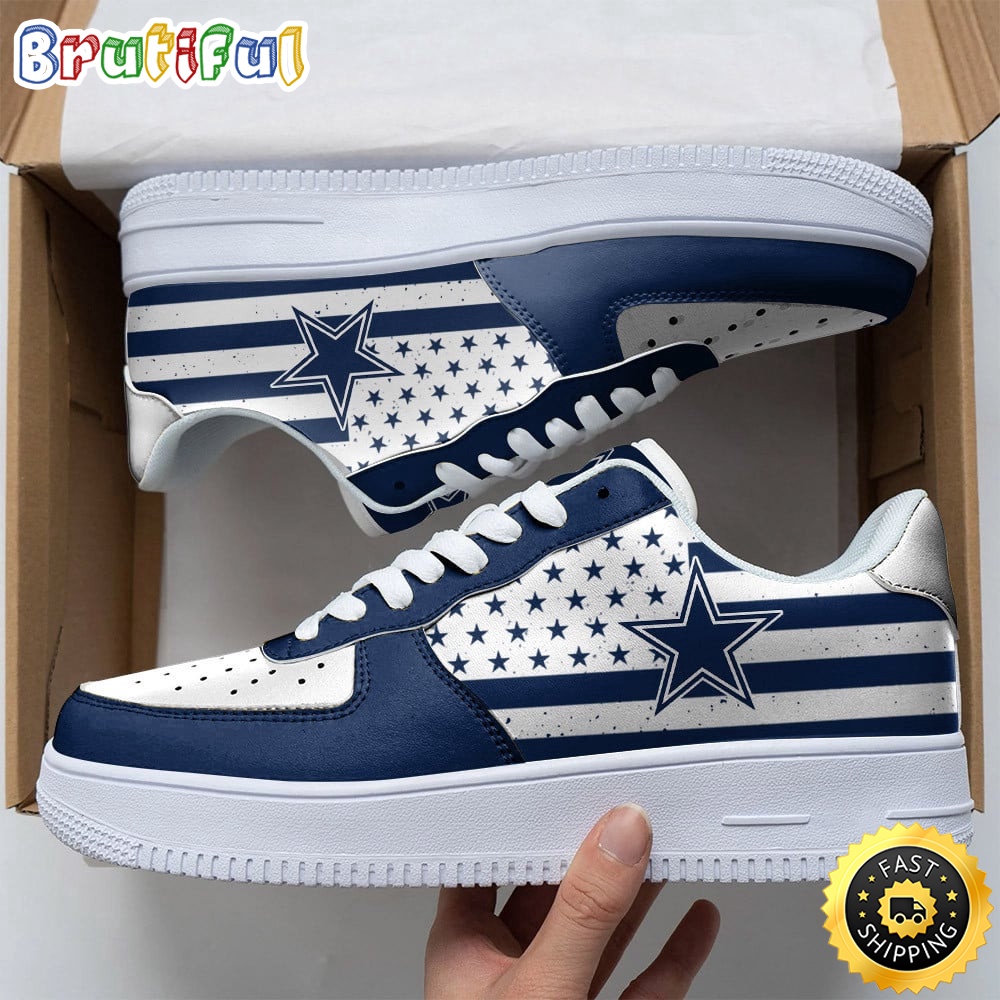 Sportswearmerch Dallas Cowboys NFL Air Low-Top Sneakers Shoes For Men And Women