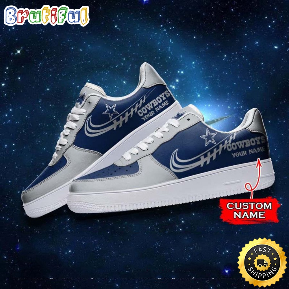 Sportswearmerch Dallas Cowboys NFL Air Low-Top Sneakers Shoes For Men And Women