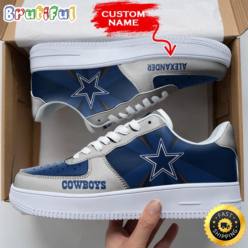Sportswearmerch Dallas Cowboys NFL Air Low-Top Sneakers Shoes For Men And Women