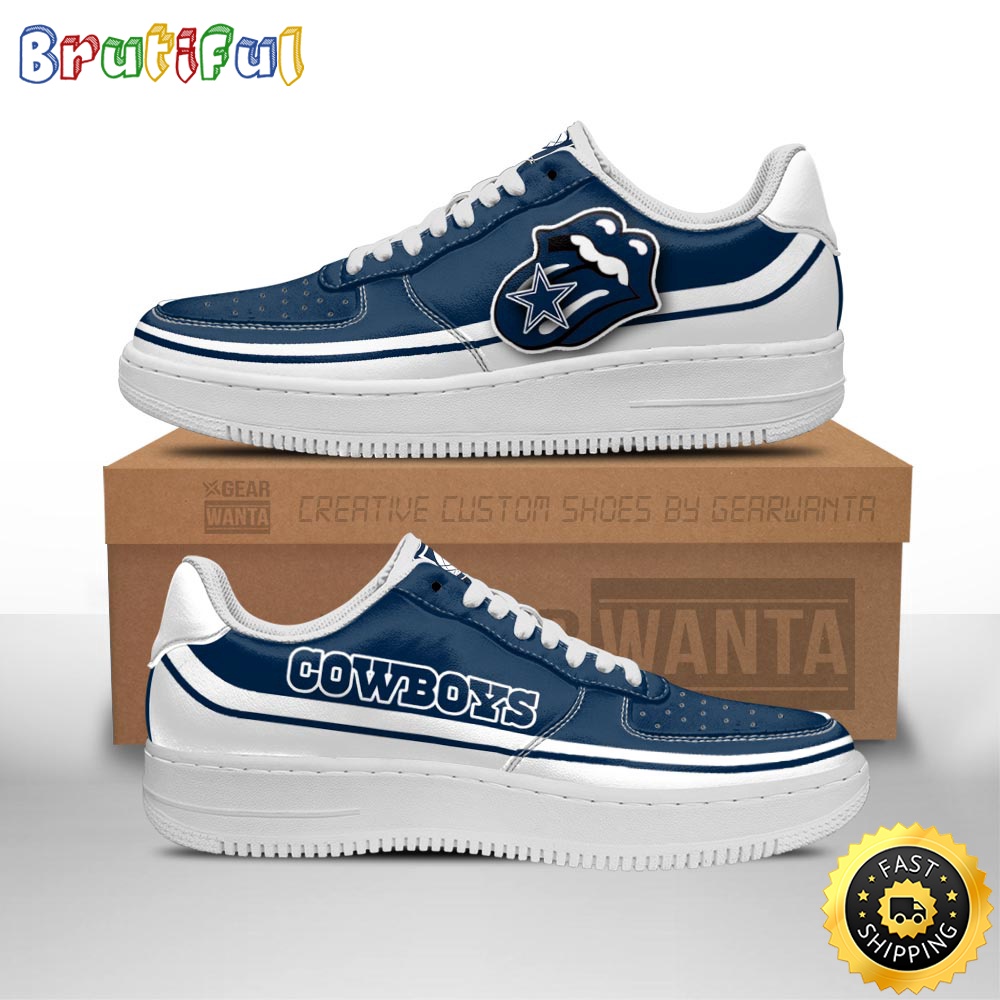 Sportswearmerch Dallas Cowboys NFL Air Low-Top Sneakers Shoes For Men And Women