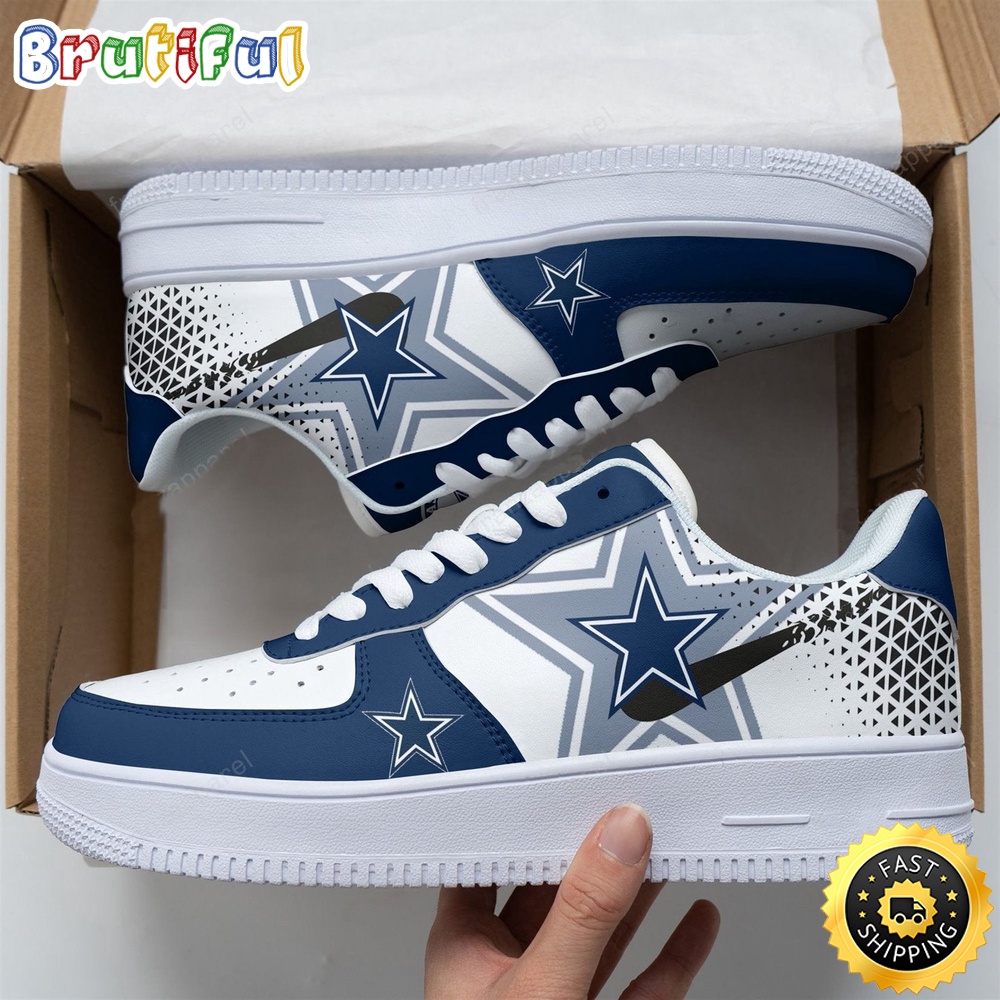 Sportswearmerch Dallas Cowboys NFL Air Low-Top Sneakers Shoes For Men And Women
